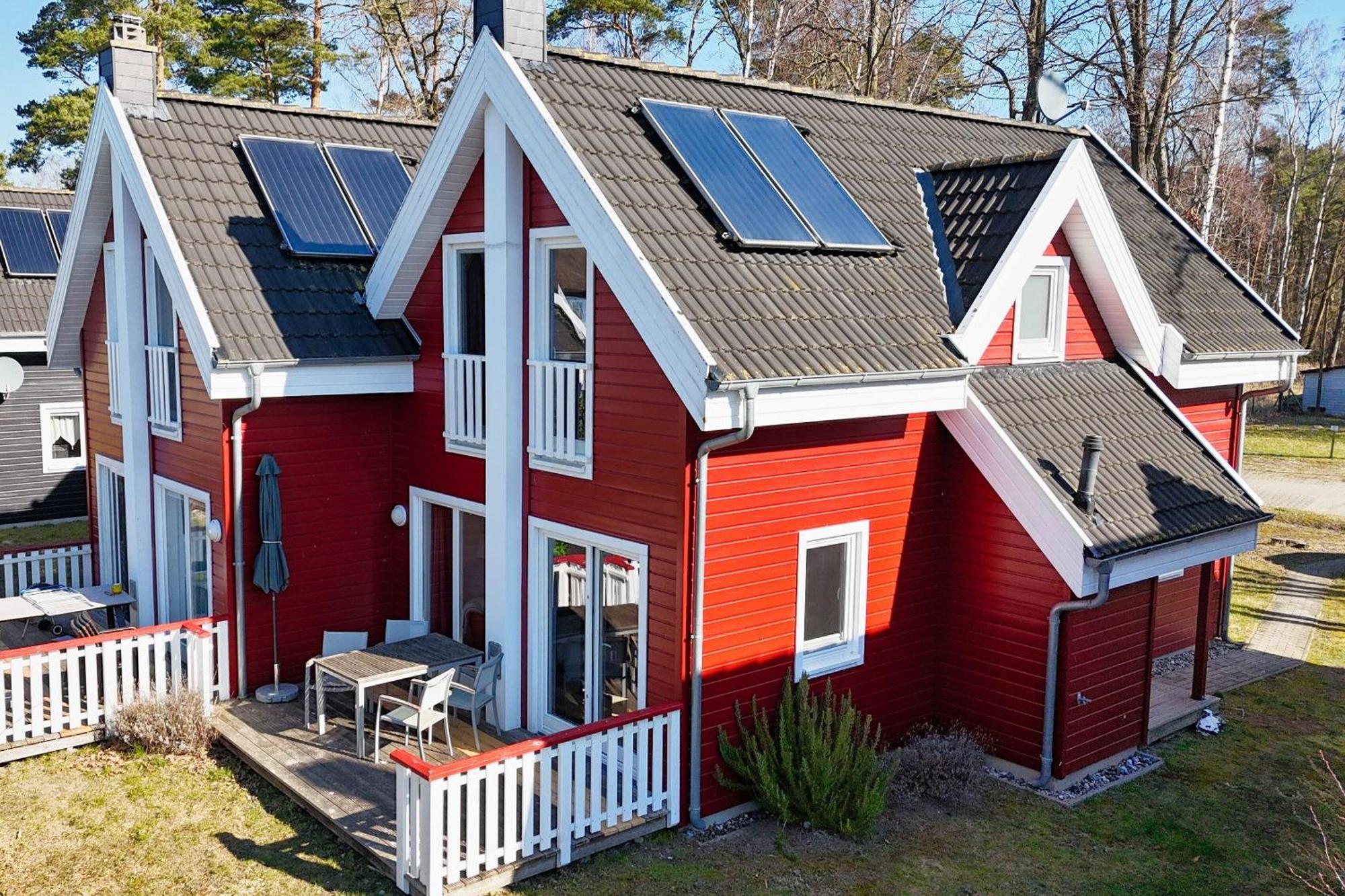Ferienhaus Wellenlaeufer Haus - Sauna, Terrasse, Garten グロヴェ エクステリア 写真